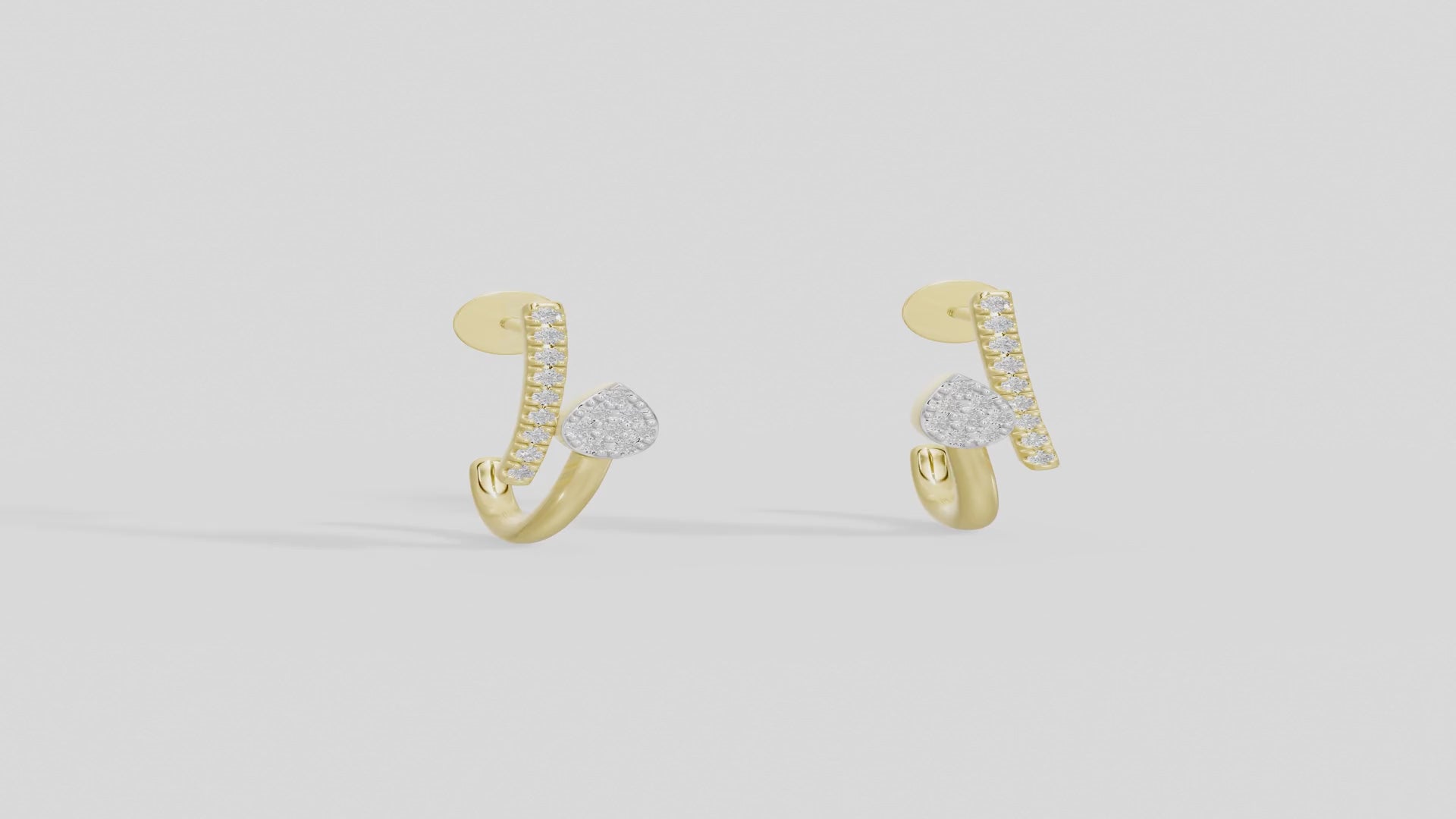 Wisp - Lab Diamond Earrings