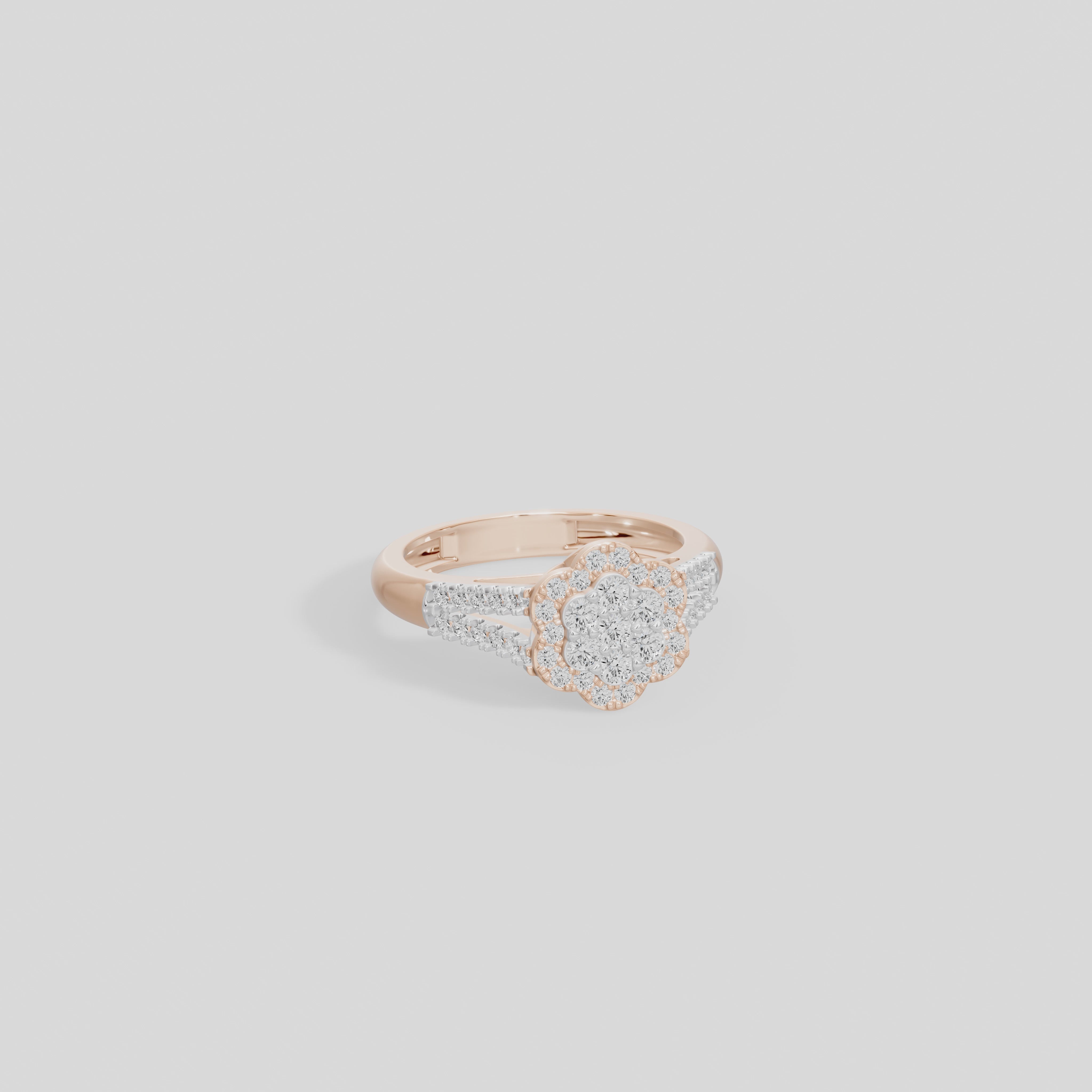 Glow Hour Illusia -Lab Diamond Ring