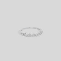 No Chill Stationed Bezel  - Lab Diamond Ring