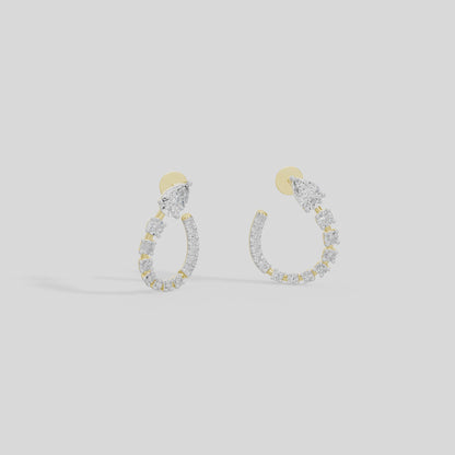 Dahlia Lab Diamond Earrings
