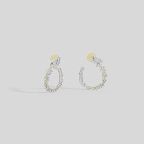 Dahlia Lab Diamond Earrings
