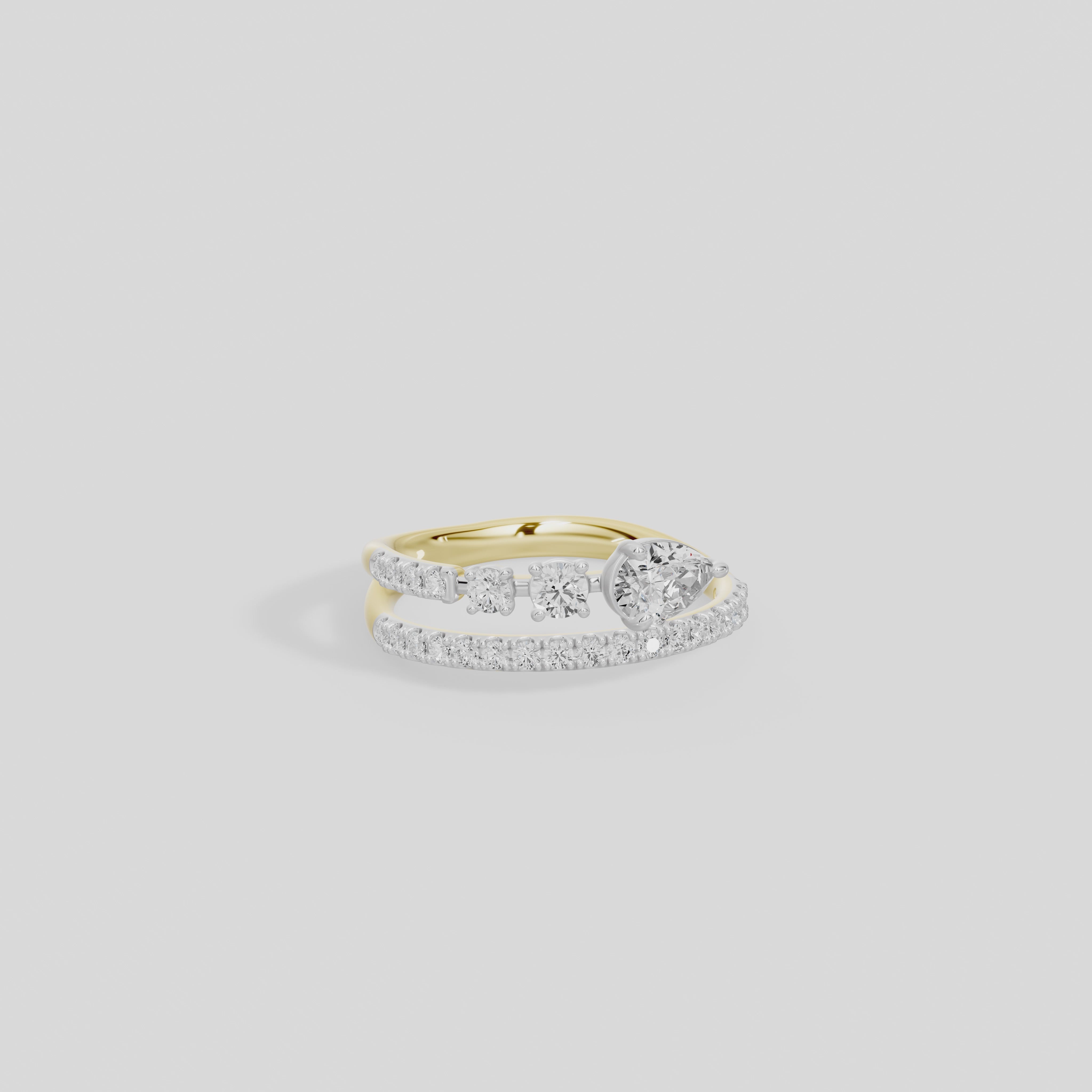 Lucky Strike Lab Diamond Ring