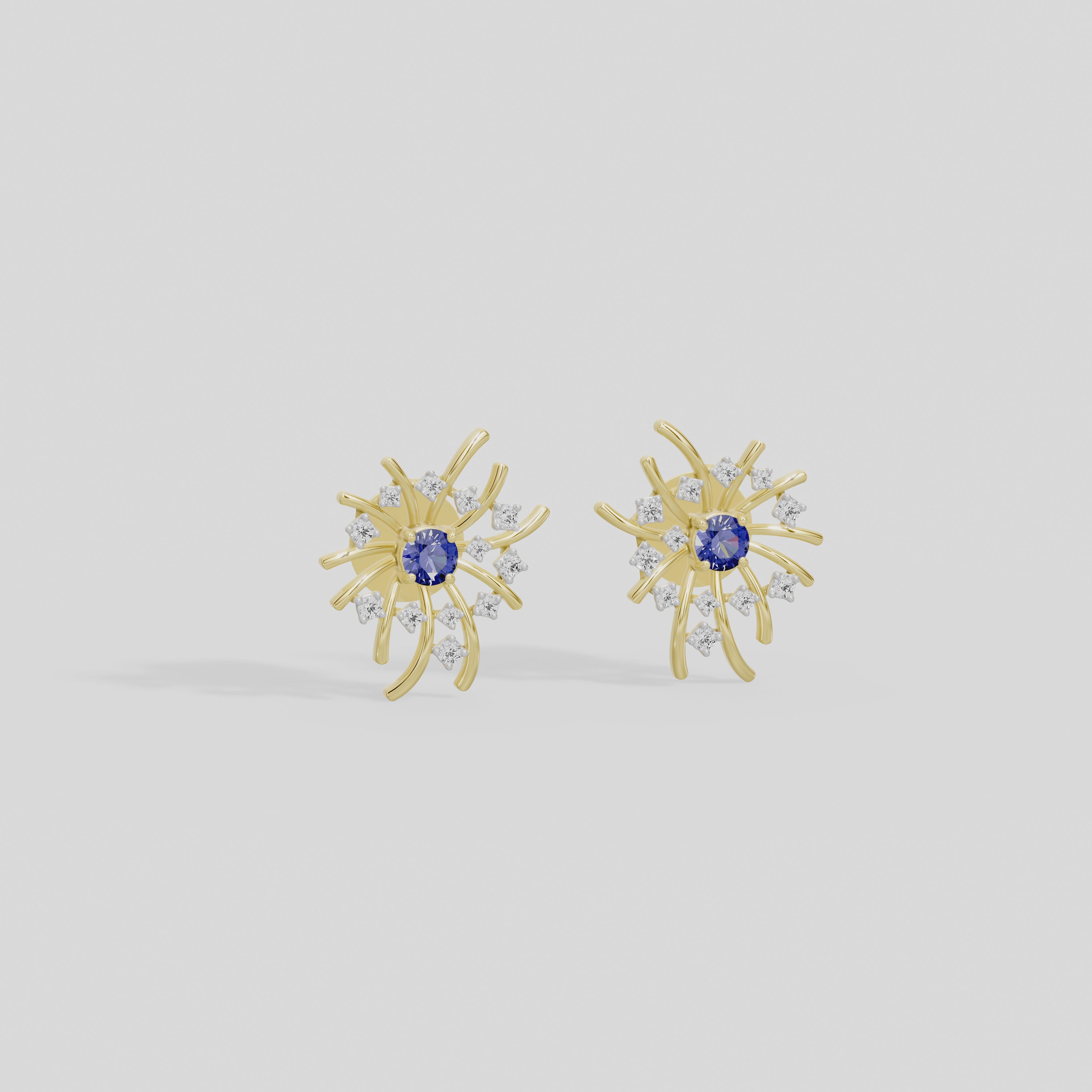 Starburst - Lab Diamond Earrings