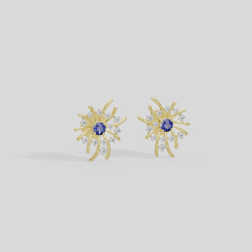 Starburst - Lab Diamond Earrings