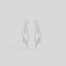 Mara Asymmetric Lab Diamond Earrings