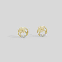 Halo Bend - Lab Diamond Earrings