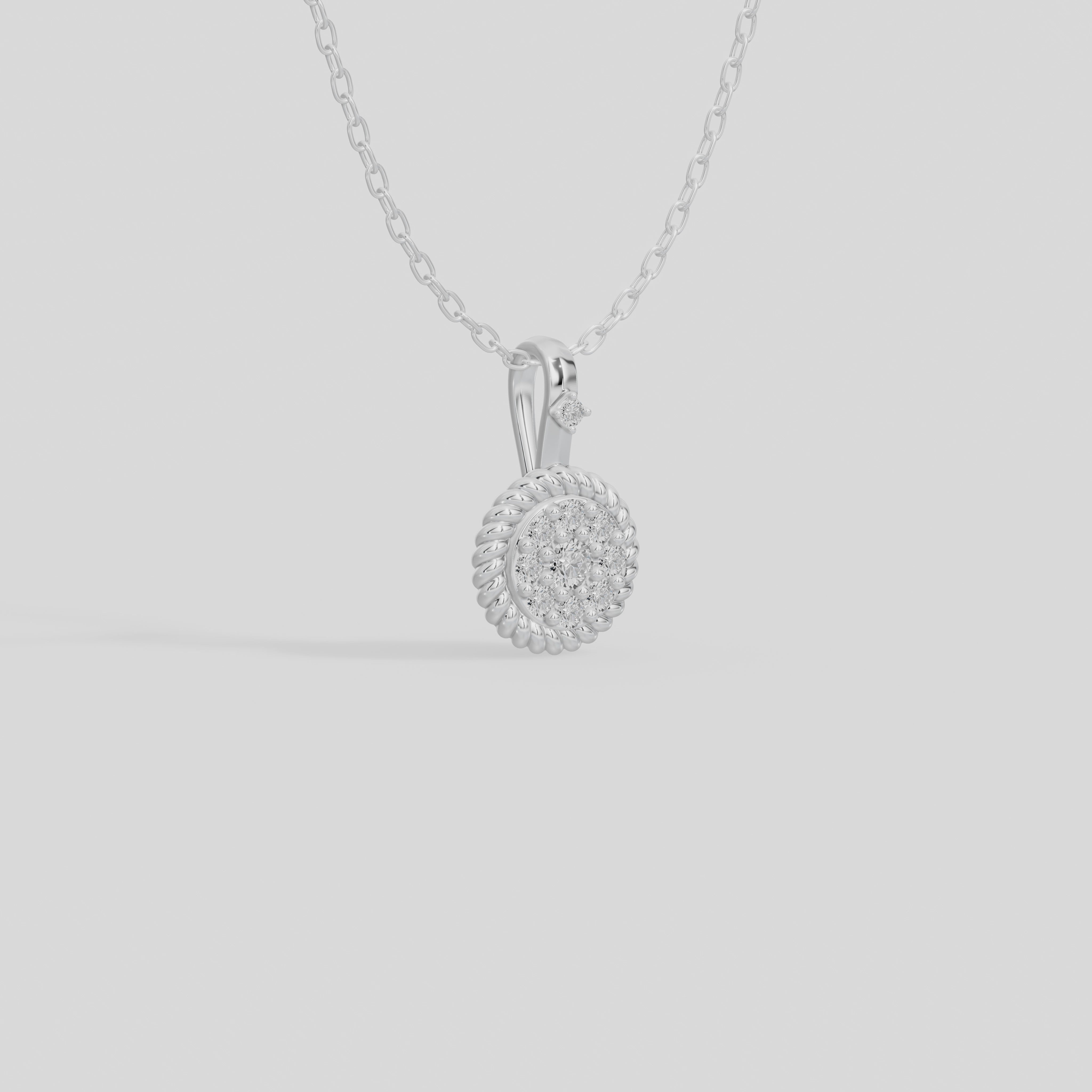 Ora- Lab Diamond Pendant