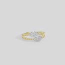 Dual Fusion Band - Lab Diamond Ring