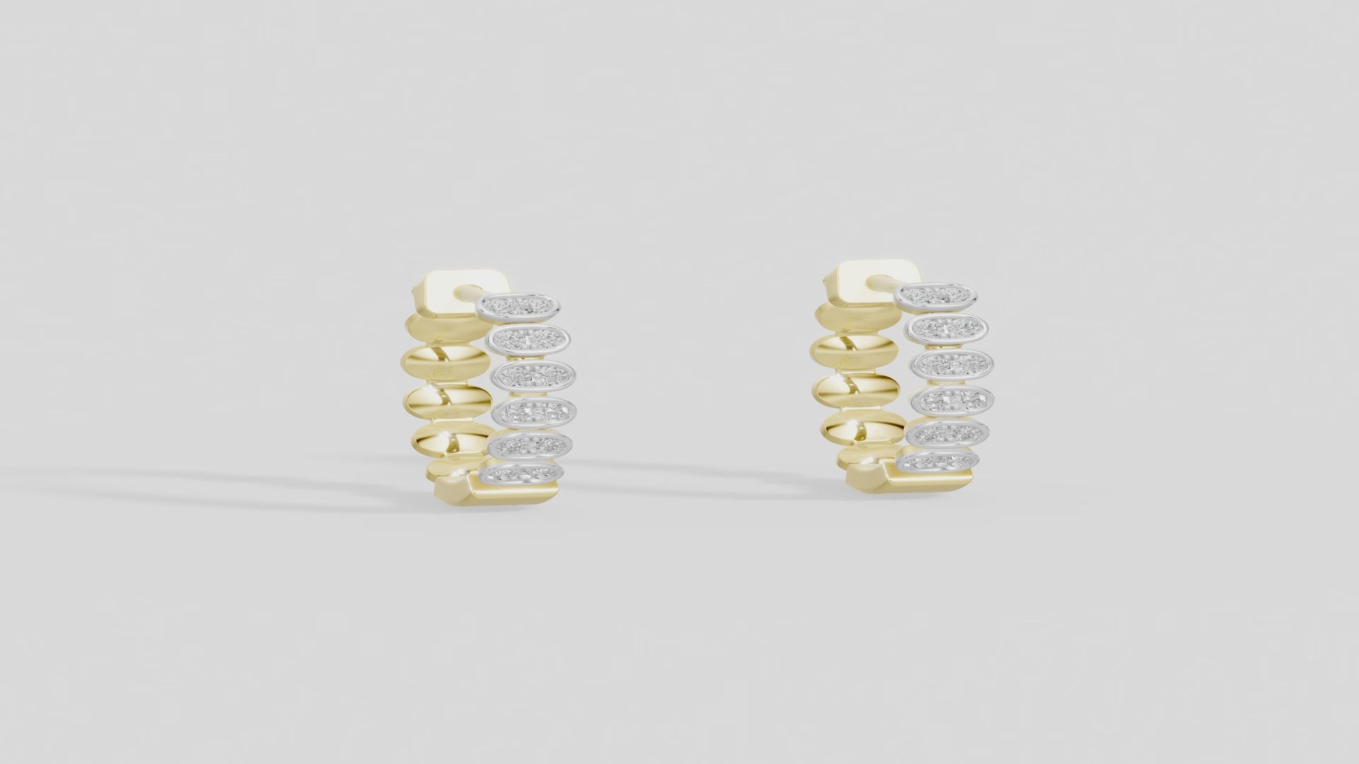 Align Vermeil -Lab Diamond Earrings