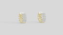 Align Vermeil -Lab Diamond Earrings