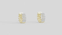 Align Vermeil -Lab Diamond Earrings