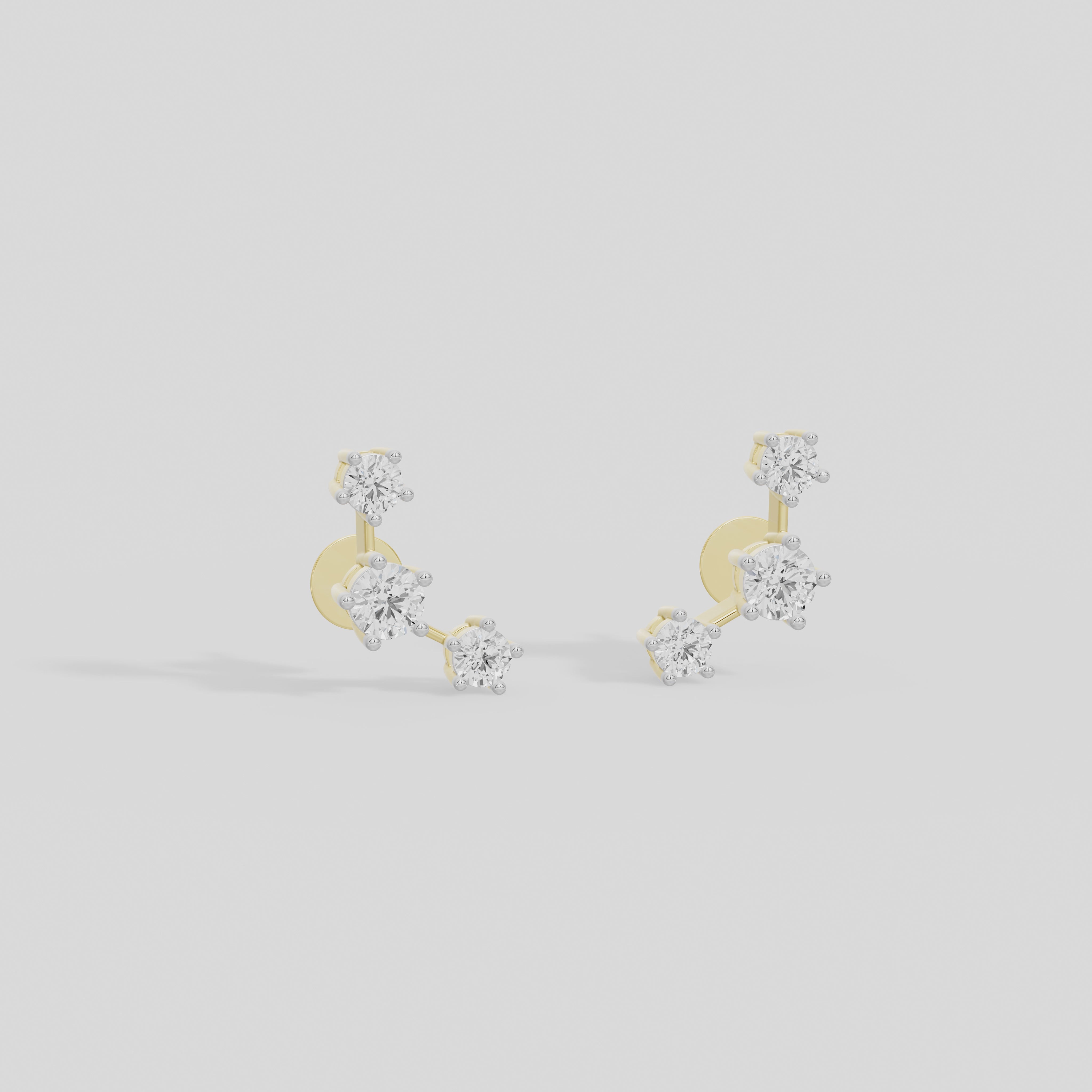 Asteria Lab Diamond Earrings