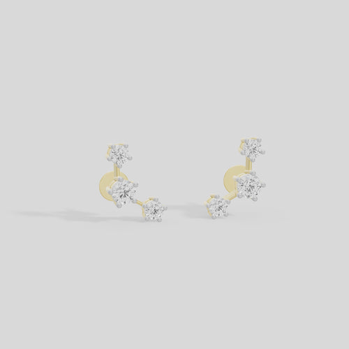 Asteria Lab Diamond Earrings