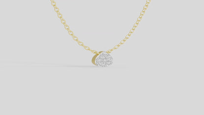 Stella -Lab Diamond Pendant