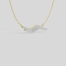 Whisper Curve - Lab Diamond Necklace