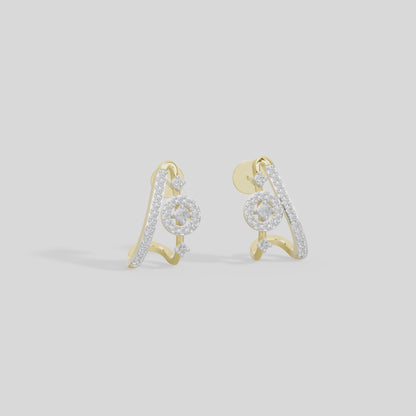 Liora Fluid Lab Diamond Earrings