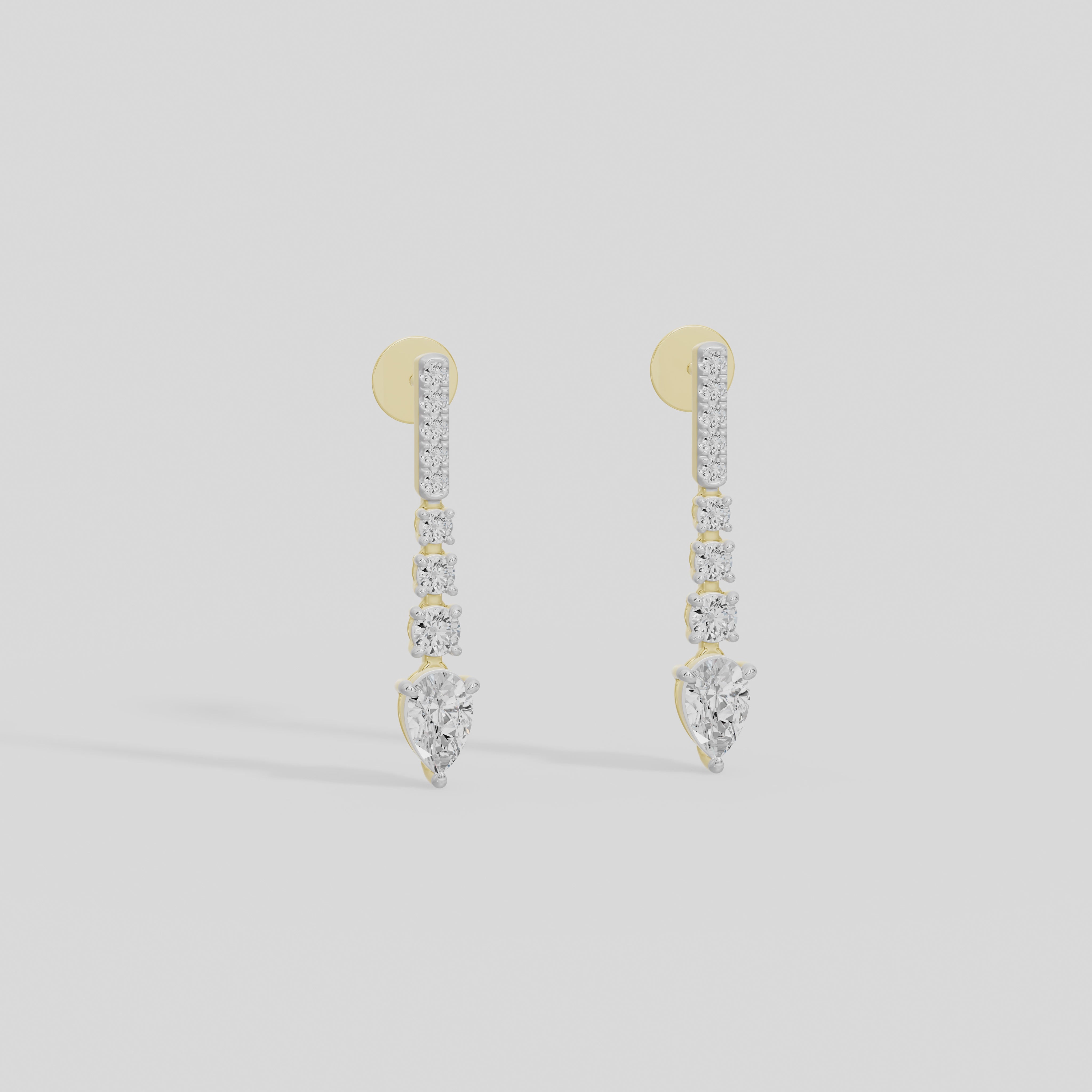 Mystery Lab Diamond Earrings