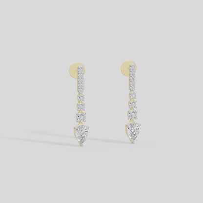 Mystery Lab Diamond Earrings