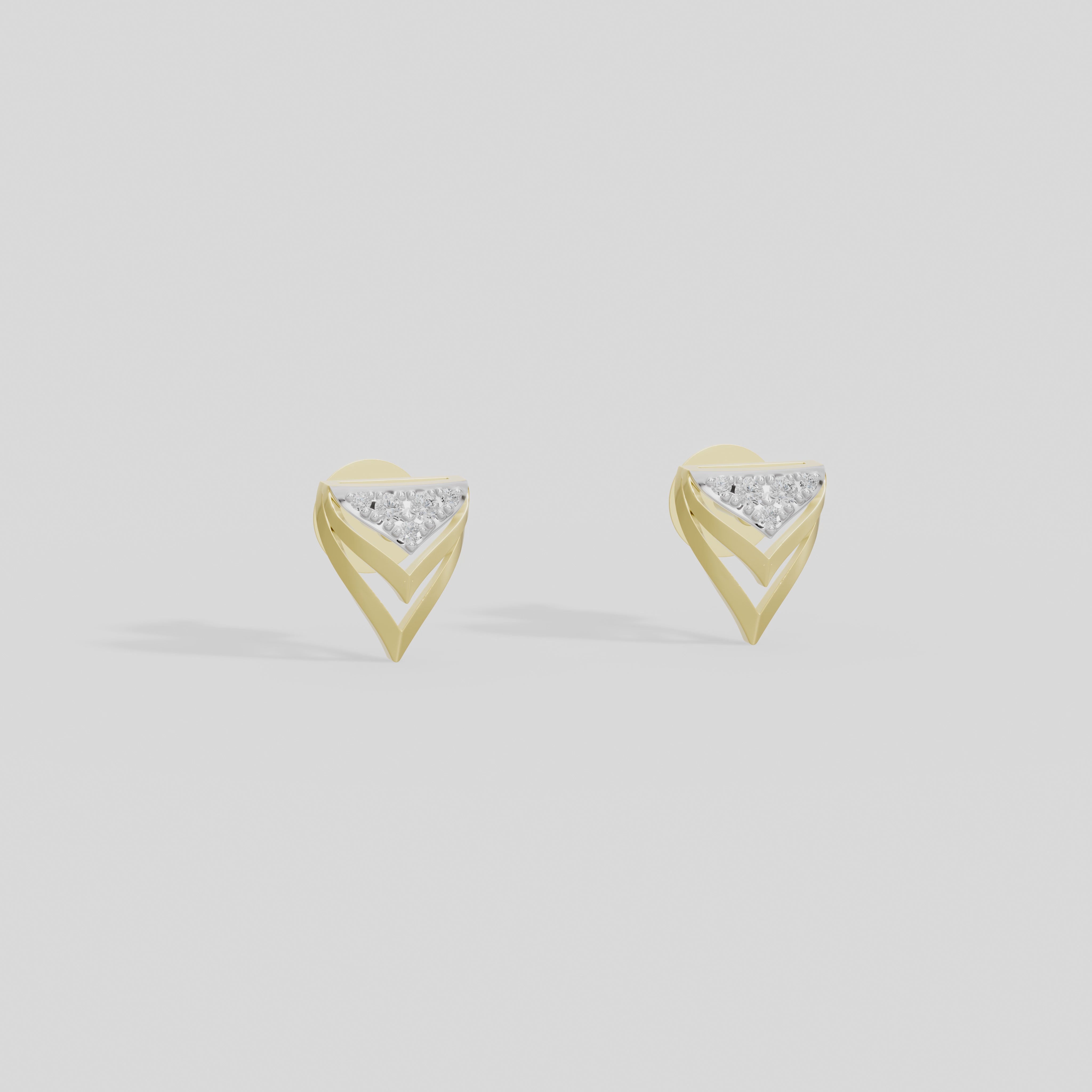 Thea Linear Lab Diamond Earrings