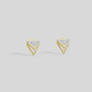 Thea Linear Lab Diamond Earrings