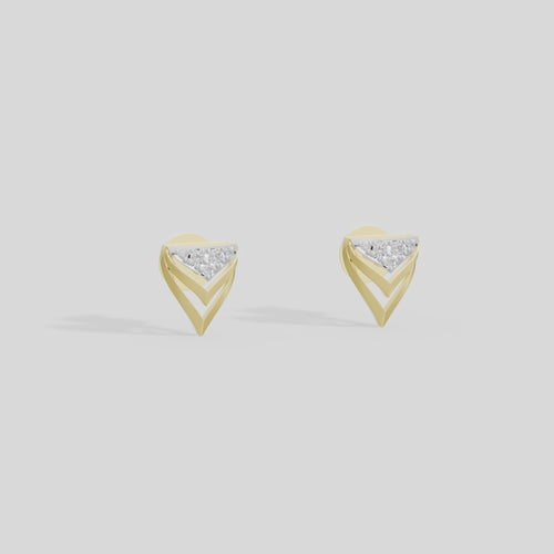 Thea Linear Lab Diamond Earrings