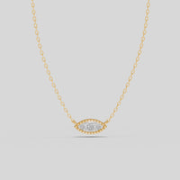 Lattice Marquise Pendant