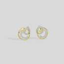 Halo Swirl - Lab Diamond Earrings