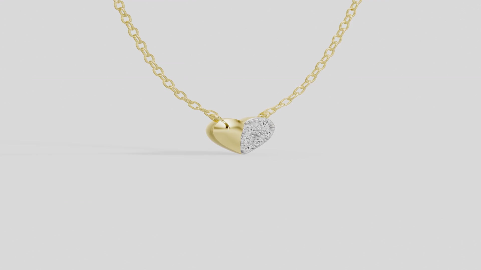 Amour -Lab Diamond Pendant