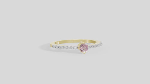 Midnight Vector - Lab Diamond Ring