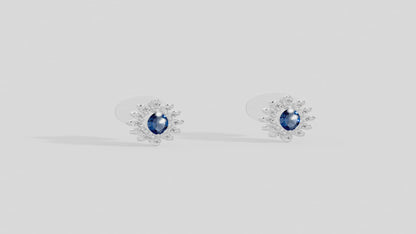 Midnight Serene - Lab Diamond Earrings
