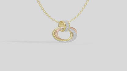 Trio Ronde- Lab Diamond Pendant