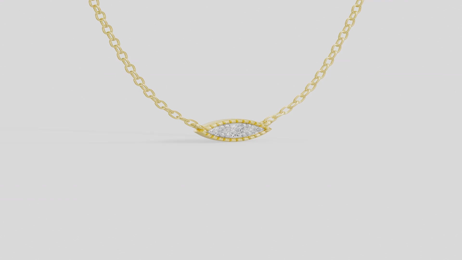 Lattice - Lab Diamond Pendant