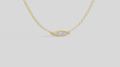Lattice - Lab Diamond Pendant