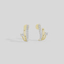Slender Fall - Lab Diamond Earrings