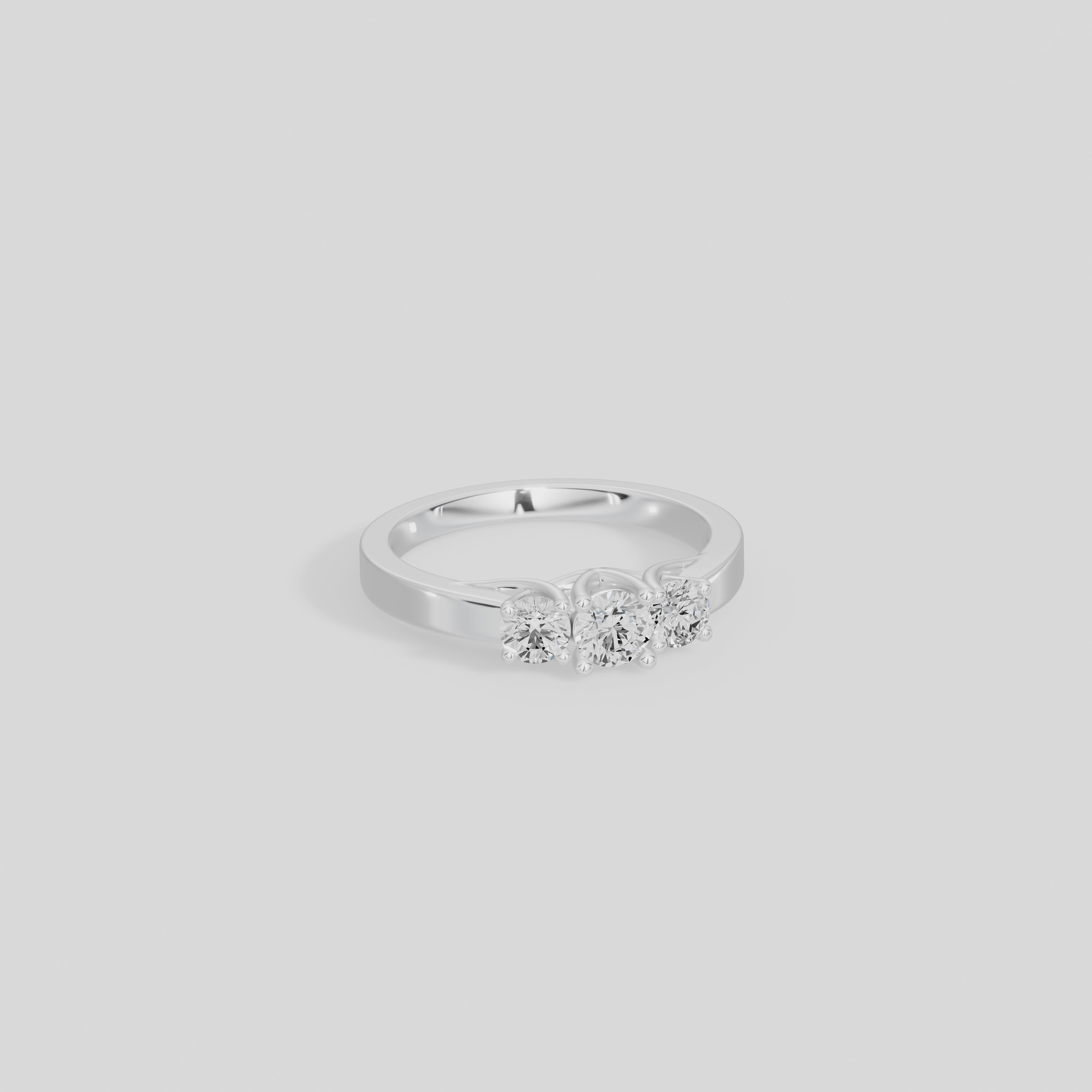 Trinity Glow - Lab Diamond Ring Ring