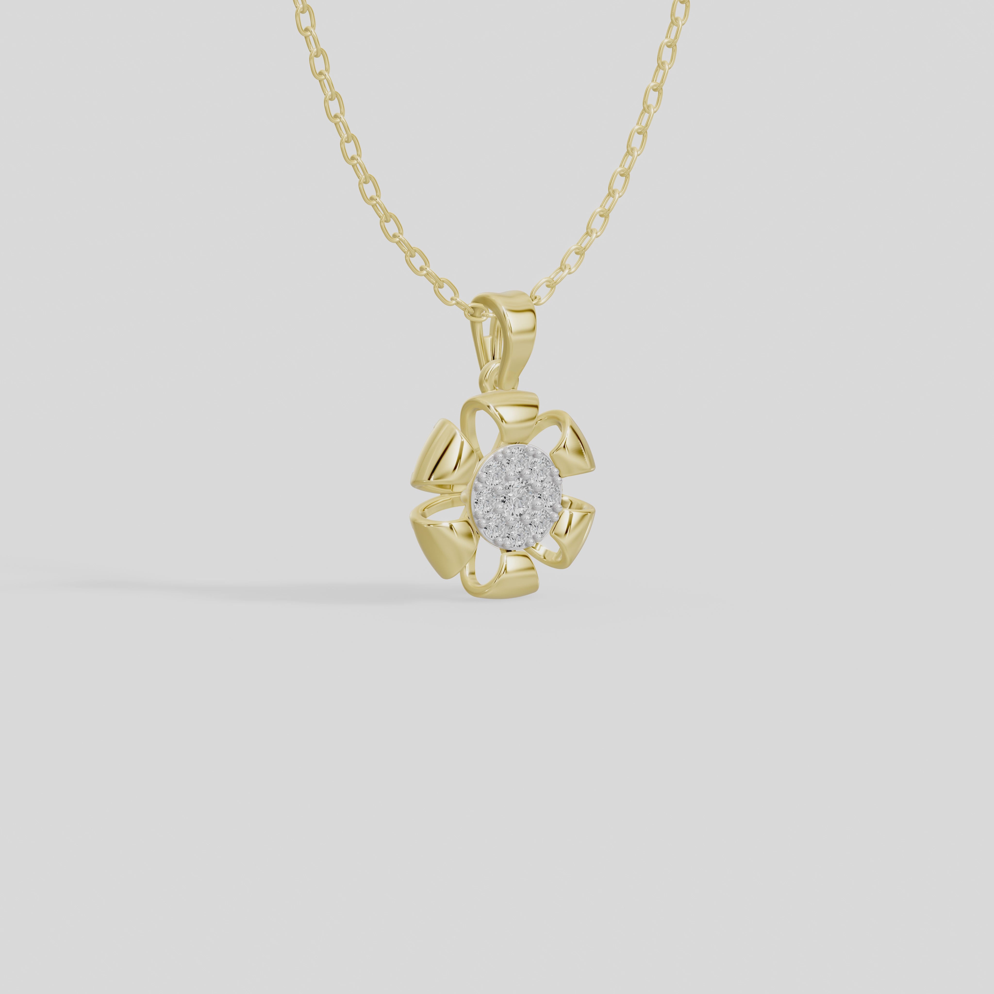 Aurum- Lab Diamond Pendant
