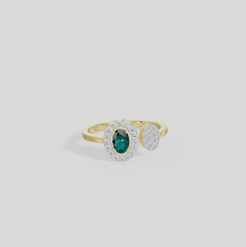Emerald Sync - Lab Diamond Ring