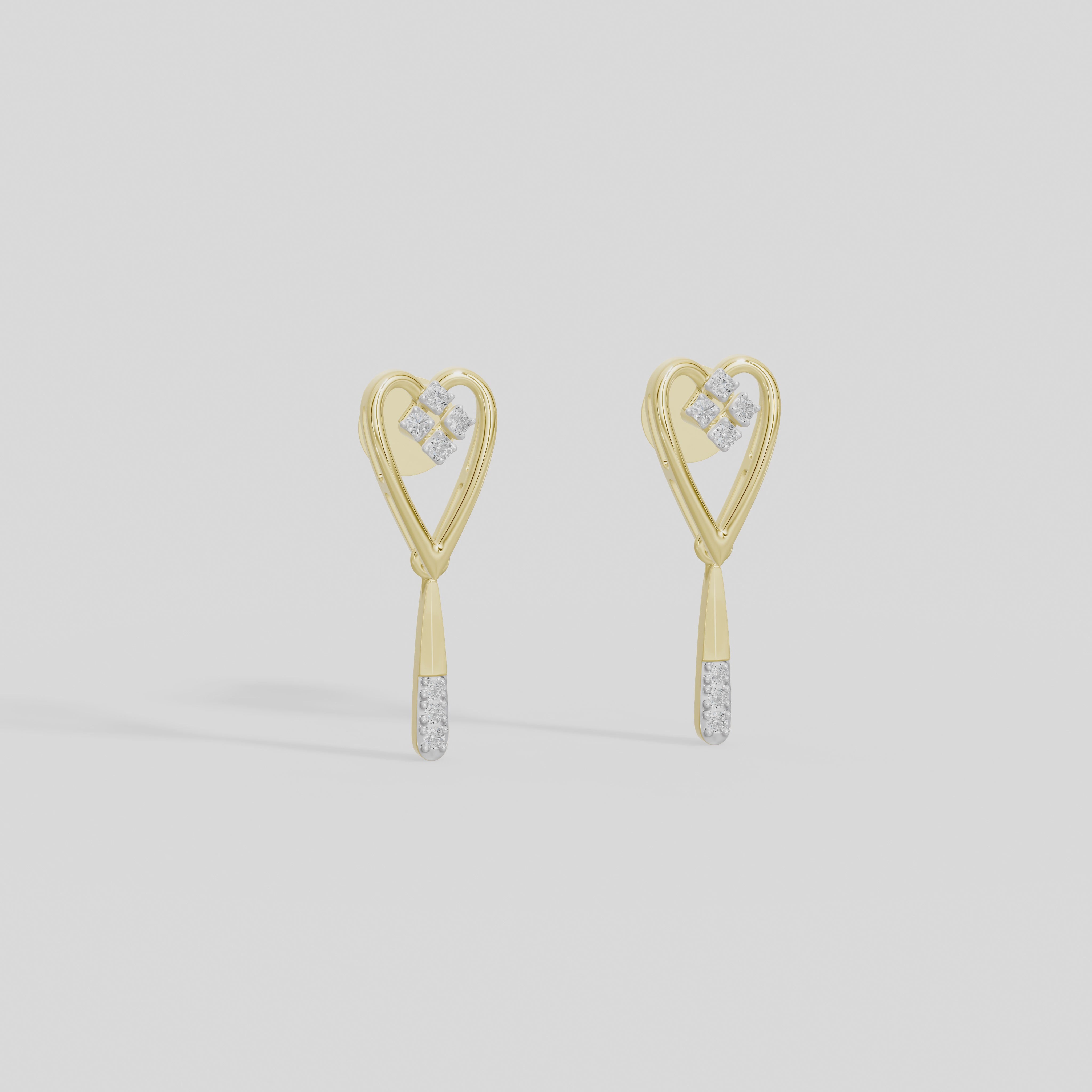 Elio Sleek Lab Diamond Earrings