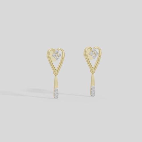 Elio Sleek Lab Diamond Earrings