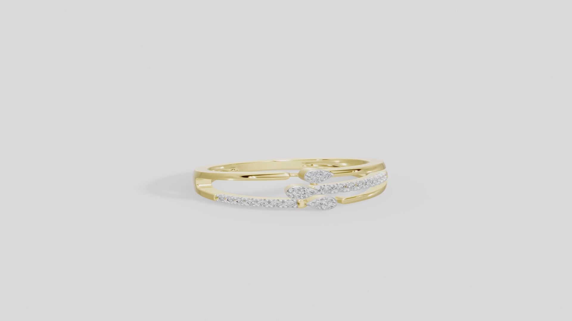 Split Signal - Lab Diamond Ring