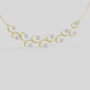 The Calligraphy Vine - Lab Diamond Necklace