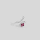 Plum Lab Diamond Ring