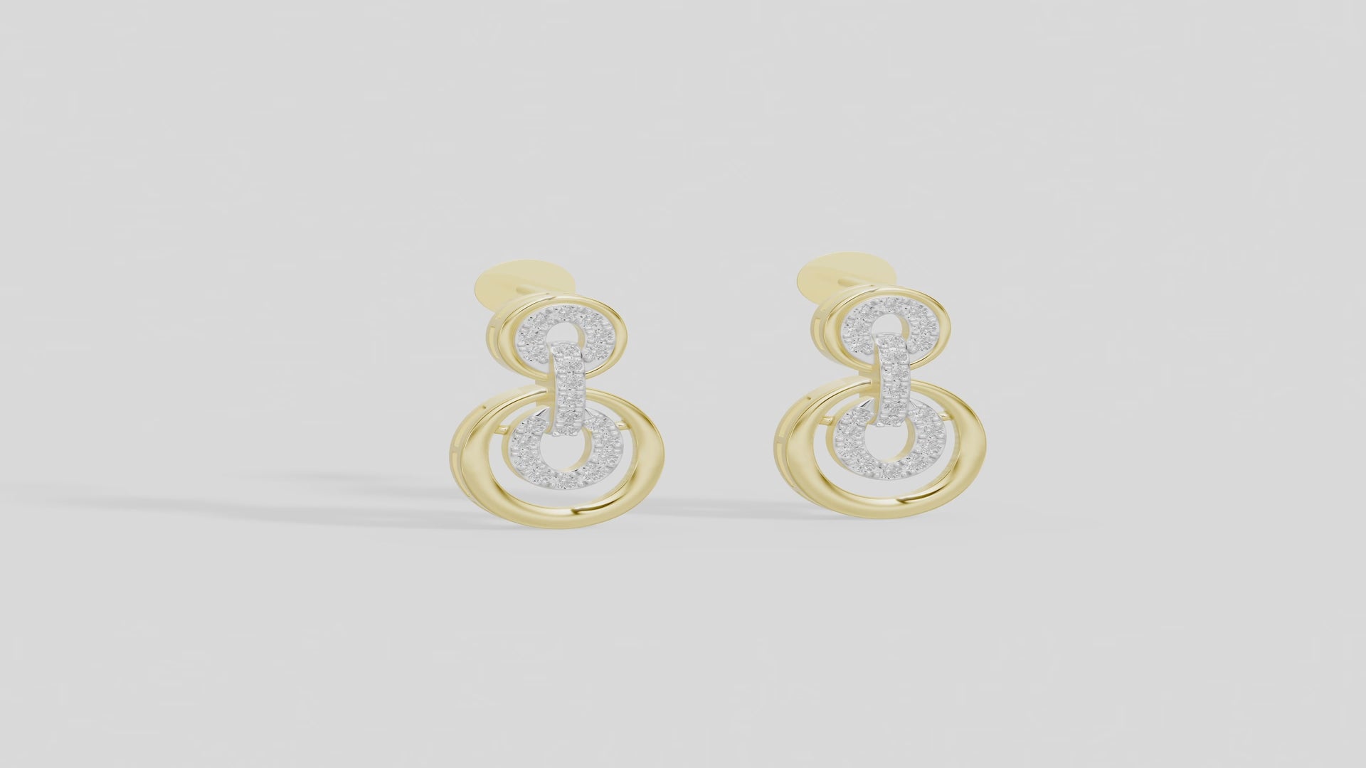 Loom - Lab Diamond Earrings