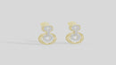 Loom - Lab Diamond Earrings