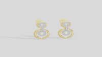 Loom - Lab Diamond Earrings