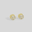 Shield Gold Earring