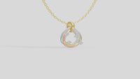 Trio Poire- Lab Diamond Pendant