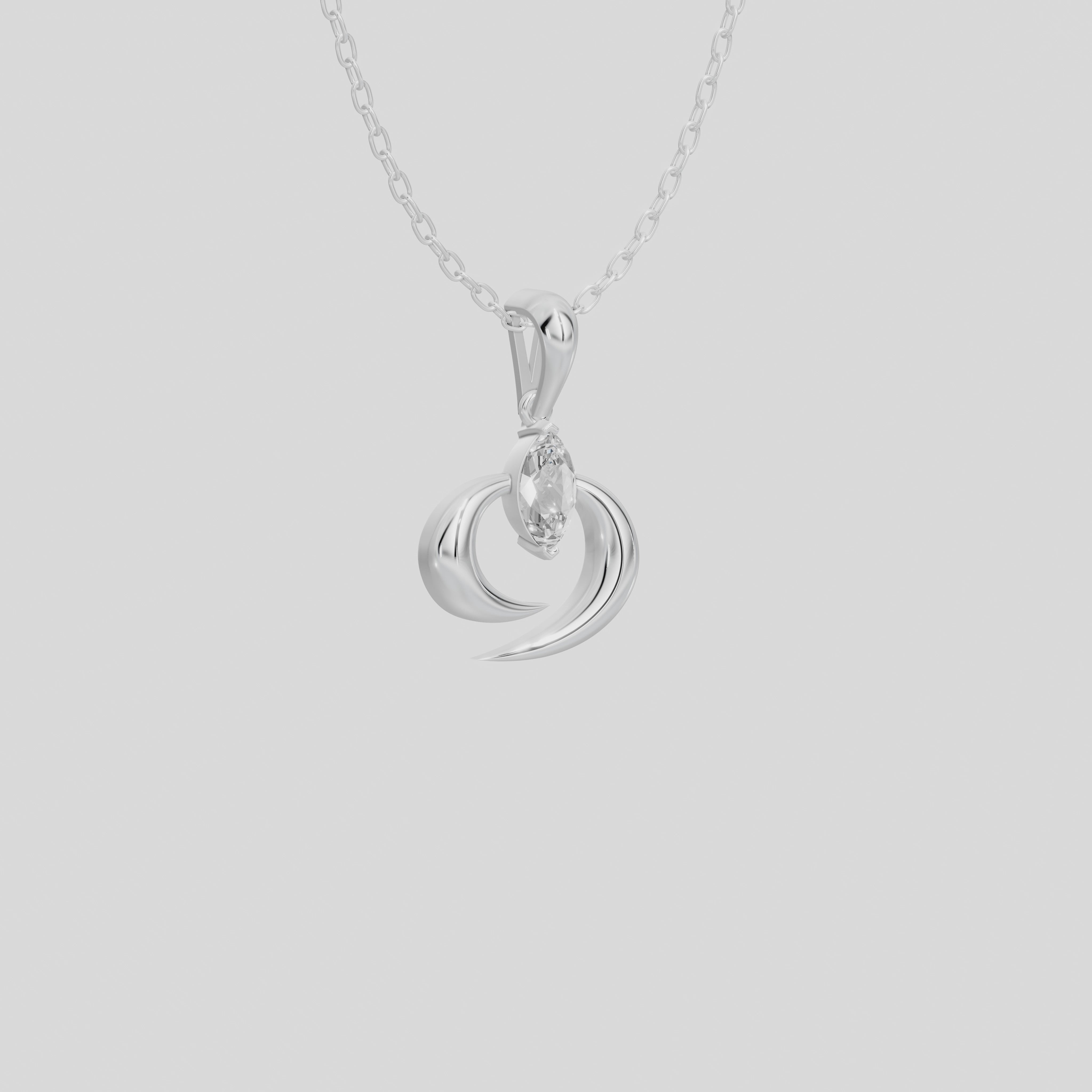 Freesia Lab Diamond Pendant