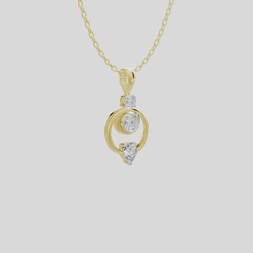 Lune Lab Diamond Pendant
