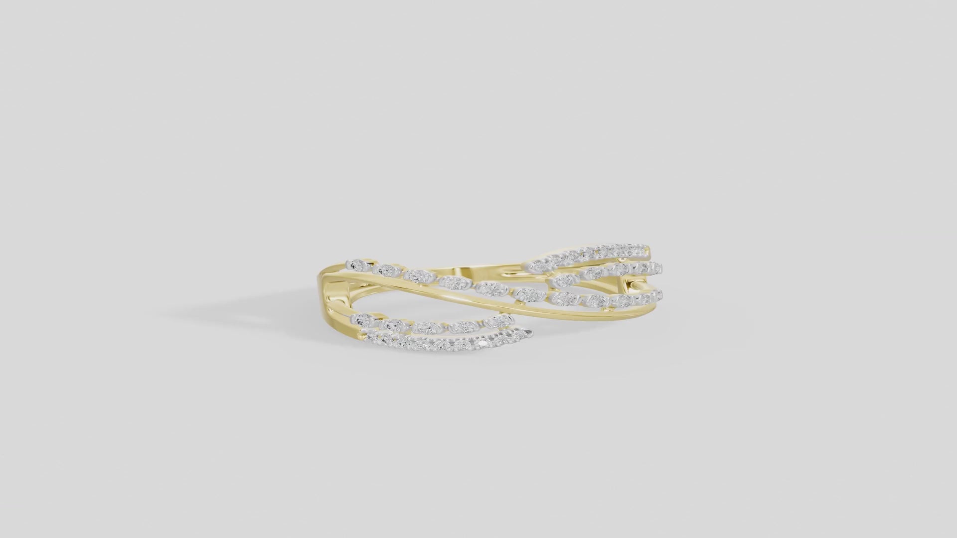 Ripple Layer - Lab Diamond Ring